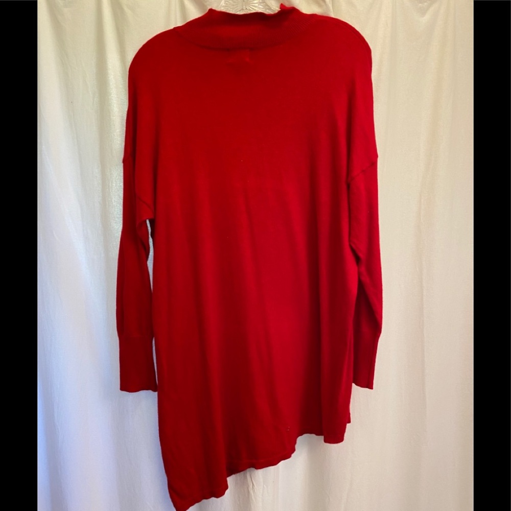 Worthington asymmetrical mock neck sweater size XL